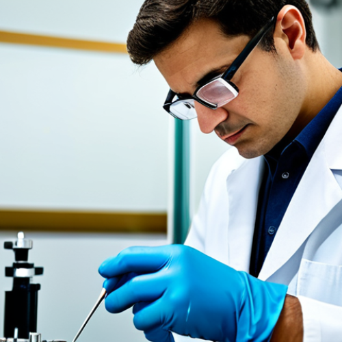 Home 8 A focused professional mechanical engineer, wearing a clean, modest lab coat and safety glasses, meticulously inspecting the mirror-polished surface of a complex precision component in a well-lit, modern engineering workshop. Their hands are gloved, carefully holding the component, embodying a deep understanding of surface quality and craftsmanship. Specialized lapping or polishing equipment is visible in the background, subtly out of focus. The scene conveys dedication and expertise. Perfect anatomy, correct proportions, natural pose, well-formed hands, proper finger count, natural body proportions. Safe for work, appropriate content, fully clothed, professional.
