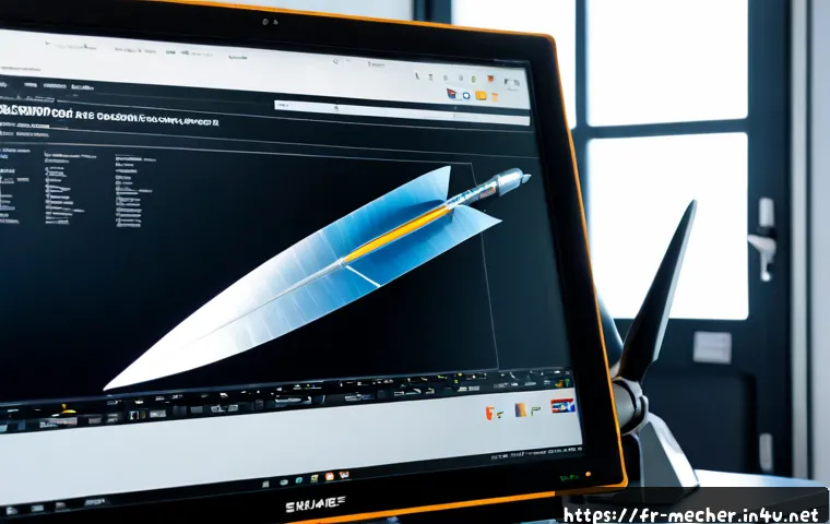 기계설계기사와 항공 부품 설계 사례 - Photorealistic aerospace mechanical design office in Toulouse, France, a French engineer in smart ca...